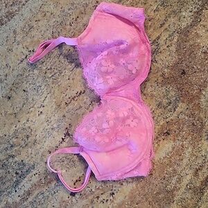 Victoria secret pink lace 36DD bra